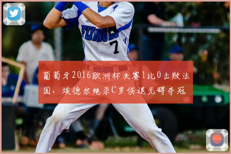 葡萄牙2016欧洲杯决赛1比0击败法国，埃德尔绝杀C罗伤退无碍夺冠