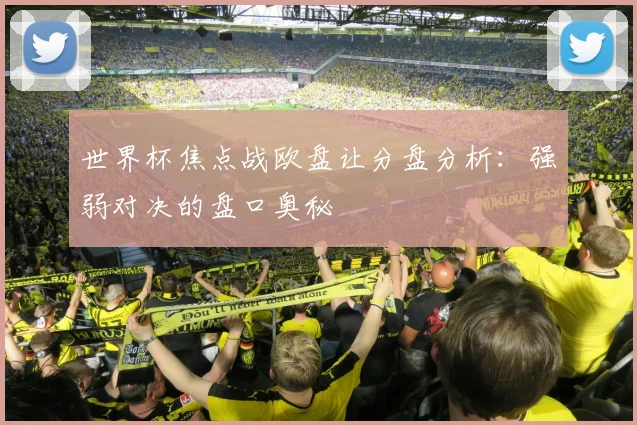 世界杯焦点战欧盘让分盘分析：强弱对决的盘口奥秘